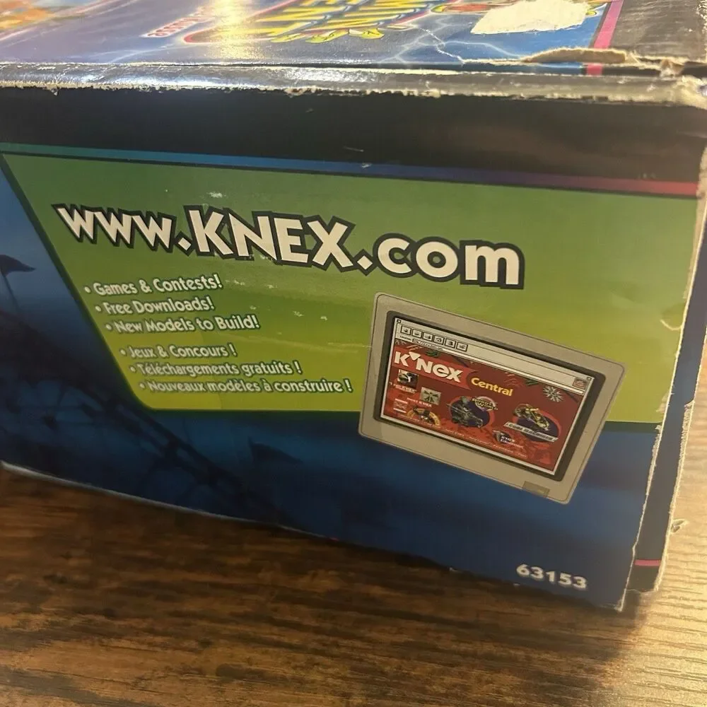 KNex Screamin Serpent Roller Coaster 63153 Set 1280 Pieces